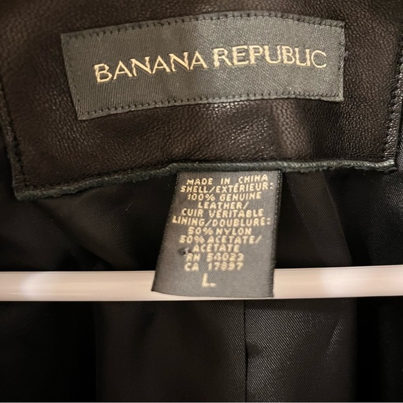 Banana Republic Genuine Buttery Leather Trench Coat - Picture 4 of 17